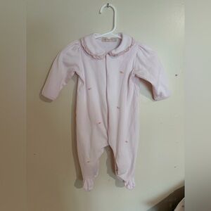 Baby Club Chic 6-9 Rosette Footie Baby girl